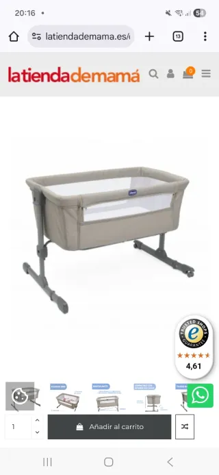 Minicuna Chicco Colecho con bolsa de viaje