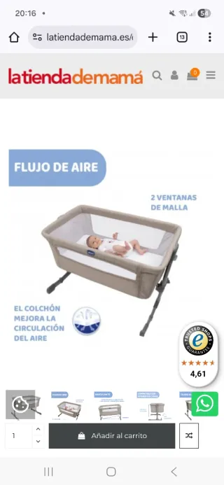 Minicuna Chicco Colecho con bolsa de viaje