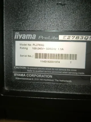 Monitor iiyama ProLite E2783QSU-B1 27