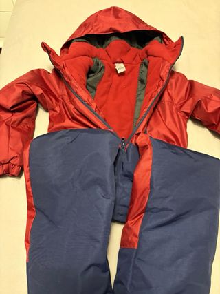 Buzo Nieve Niño 8-9 Años Rojo y Azul