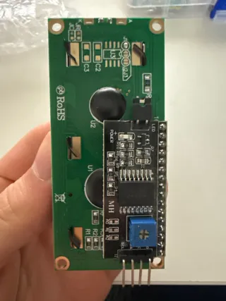 LCD 16x2 (1602) + módulo I2C PCF8574 para Arduino