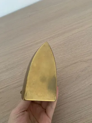 Plancha Antigua Latón/Bronce