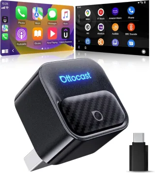 Ottocast Mini Core 2026 Adaptador CarPlay Inalámbr