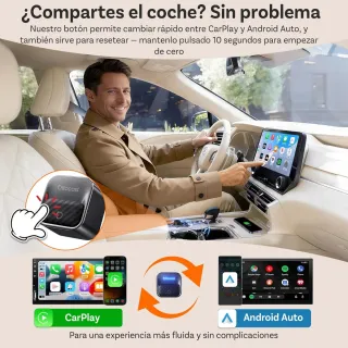 Ottocast Mini Core 2026 Adaptador CarPlay Inalámbr