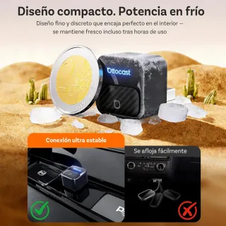 Ottocast Mini Core 2026 Adaptador CarPlay Inalámbr
