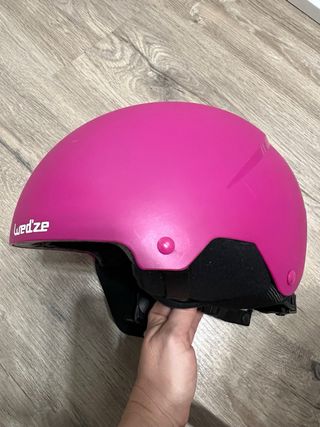 Casco de esquí rosa Wedze