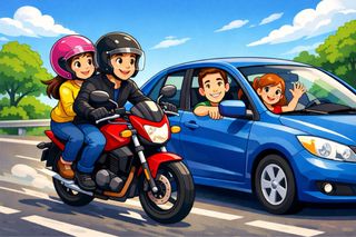 Servicio de transporte en moto o en coche