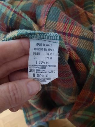 Sobrecamisa de cuadros de Sisley