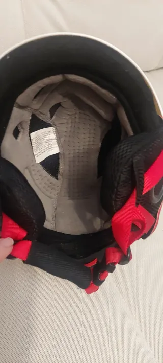 Casco de esquí Briko blanco para niña/o