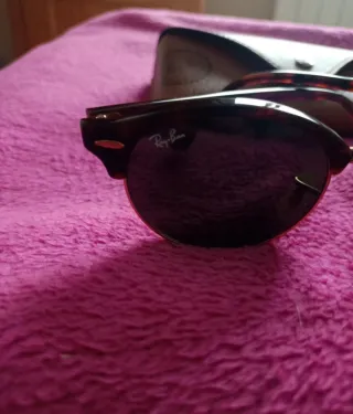 Gafas de sol Ray-Ban Clubmaster Marrones y Doradas