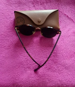 Gafas de sol Ray-Ban Clubmaster Marrones y Doradas