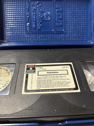 Película Viceversa VHS Comedia Español