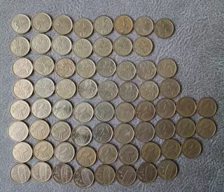 68 Monedas de 5 Pesetas