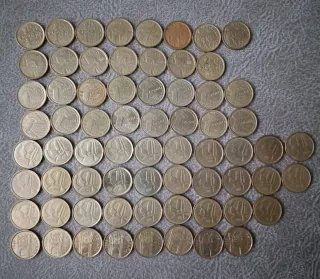68 Monedas de 5 Pesetas