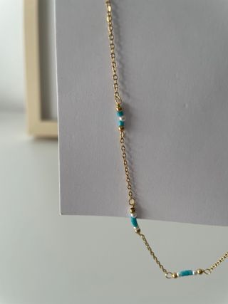 Collar y pendientes I AM JOY dorados