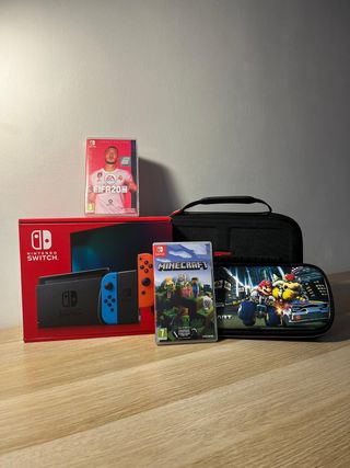 Nintendo Switch NUEVA PRECINTADA + Juegos + Fundas