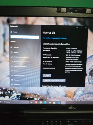 Portátil Fujitsu Lifebook E751 i5-2520M 8gb 128gb