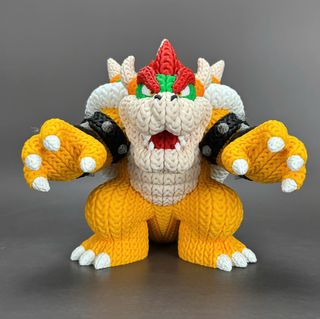 Figura Bowser Ganchillo
