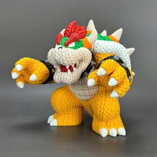Figura Bowser Ganchillo