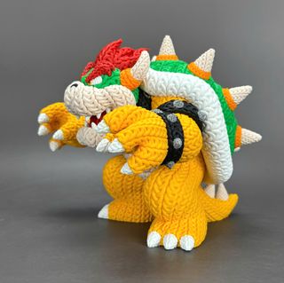 Figura Bowser Ganchillo