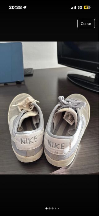 Zapatillas Nike GT Grises y Blancas