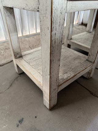 Pareja Mesitas Auxiliares Madera