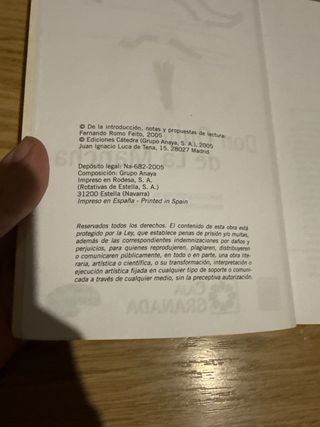 Don Quijote de La Mancha de Miguel de Cervantes