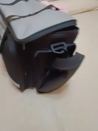 Bolsa Térmica Camping Polyester Negro/Gris