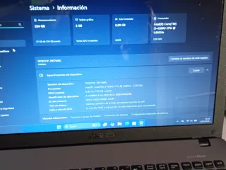 Portátil Asus i5 8GB RAM Nvidia 2GB