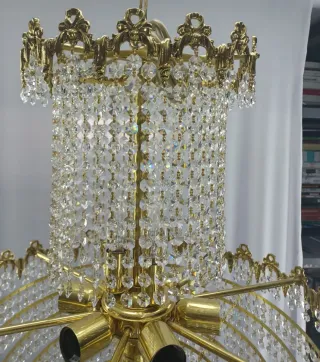 Lámpara Cristal Swarovski 1800 piezas