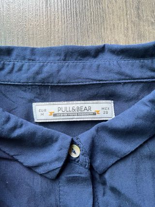 Camisa sin mangas azul