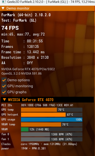 PC Gaming RTX 4070 Ryzen 7 8700F 16GB DDR5