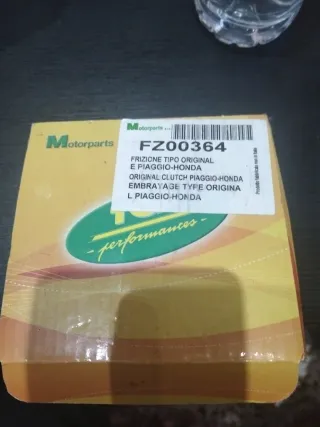 Embrague Piaggio-Honda FZ00364 Motorparts