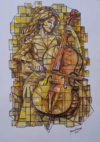 Ilustração original aguarela