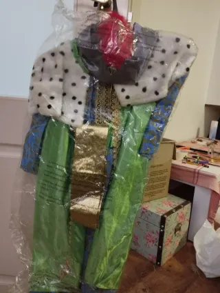 Disfraz Rey Melchor Talla 2-4 años grandesito