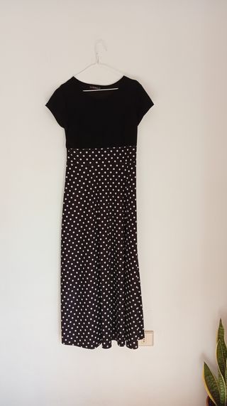 Vestido  flamenco lunares largo