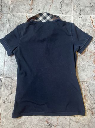 Polo Burberry London Azul Marino