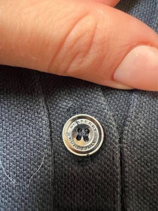 Polo Burberry London Azul Marino