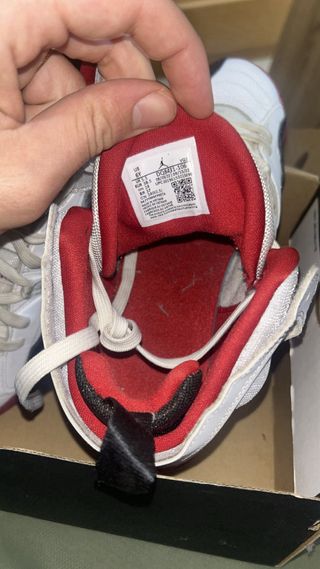 Jordan Jumpman Two Trey Rojo Blanco Talla 38,5