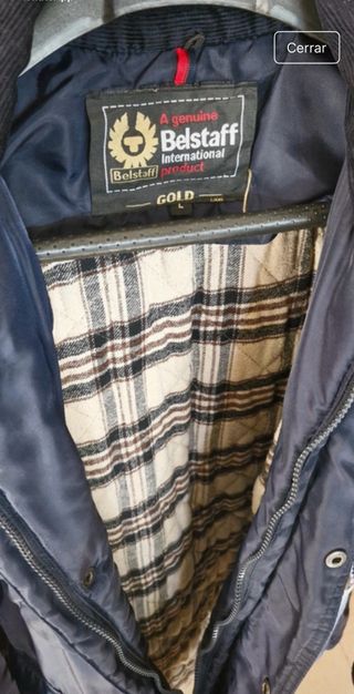 Parka Belstaff Hombre Azul Marino