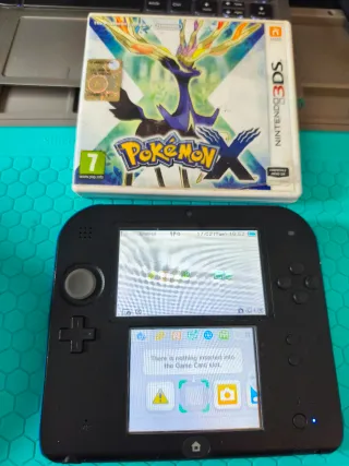 Nintendo 2DS Preto/Azul + Pokémon X