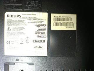 TV Philips 49PUS7272/12 (Despiece o entera).
