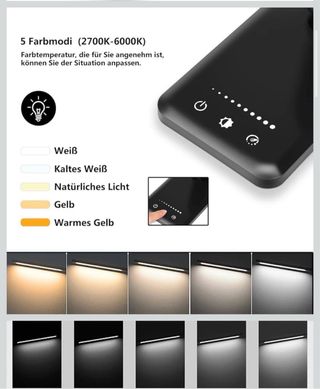 Lámpara Escritorio LED Regulable 5 Colores