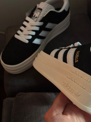 Adidas Gazelle Bold Negras Talla 38