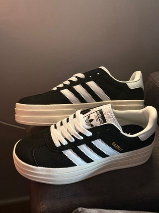 Adidas Gazelle Bold Negras Talla 38
