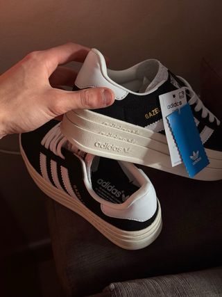 Adidas Gazelle Bold Negras Talla 38