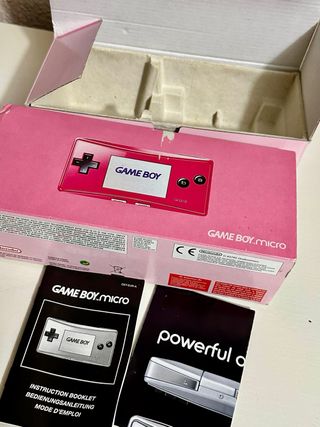 Caja Nintendo GAME BOY Micro Rosa