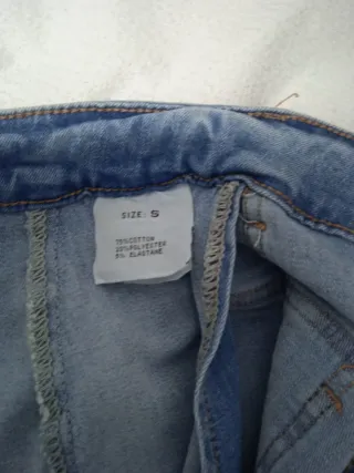 Falda short vaquera un solo uso