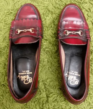 Mocasines niño Pablo burdeos número 34