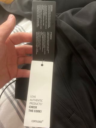 Chaqueta CP Company Negra con Gafas